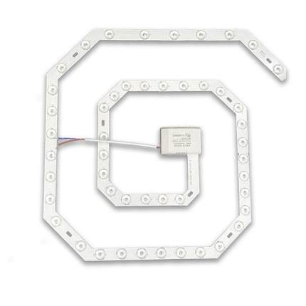 led圆形吸顶灯改造板透镜灯芯光源驱动一体三色变光灯板磁铁安装