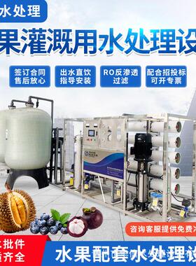 水果农业灌溉用水处理榴莲灌溉用净水设备高档水果配套水处理设备