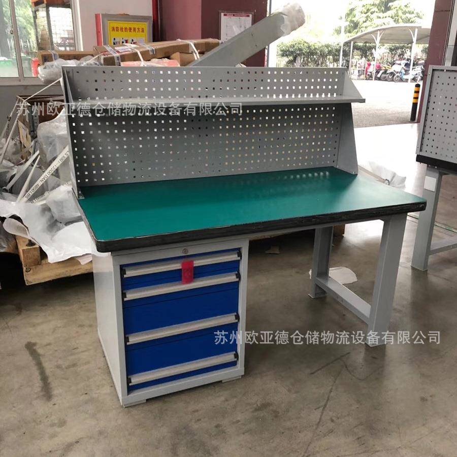超净工作台欧亚德钣金喷塑双侧工位员工操作台