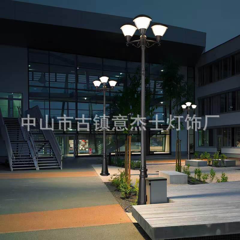户外心型双头三头花园别墅农庄小区装饰防水太阳能接电景观庭院灯
