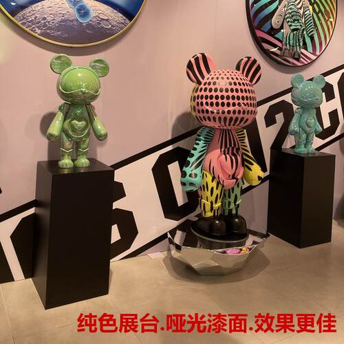 木质烤漆展示台橱窗地台模特底座珠宝首饰展示柜陈列柜方形架货柜