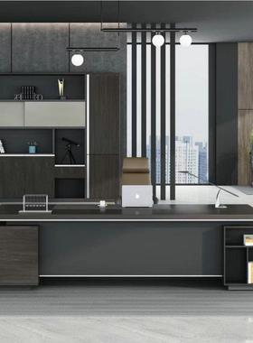 办公具大班台老板桌总经裁家桌主管理办公M002办桌椅组合工桌简约