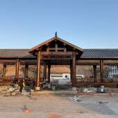 105厂家防腐架木长化廊户外葡萄架景观廊碳木葡萄架长廊