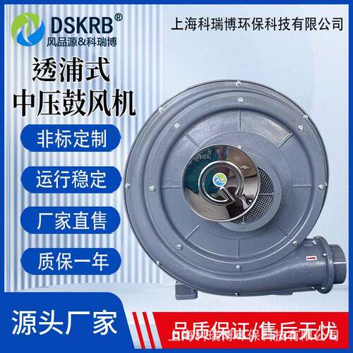 TB51010H透浦式铝合金鼓风机75.KW离心风机21-中压除尘防爆排风