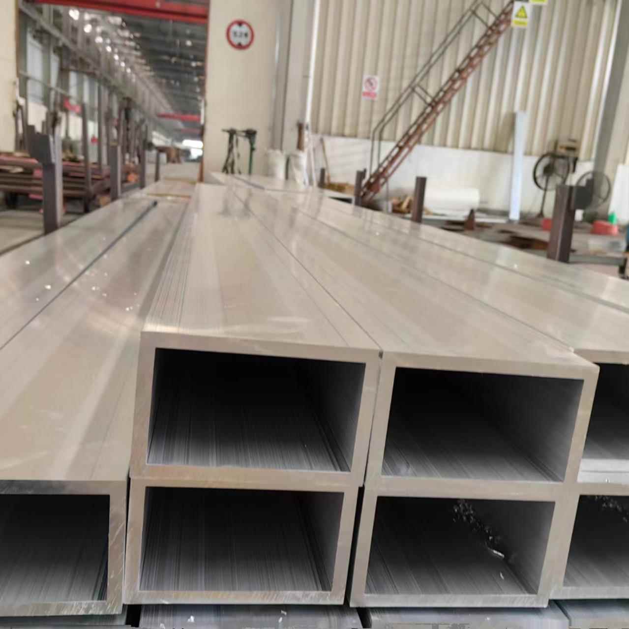 优质铝方管50*100*5 铝合金方铝管40*60*3 30*80*2.5 木纹铝管