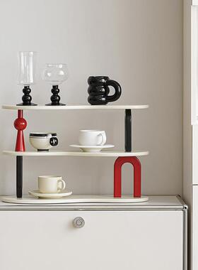 TYOS382wozoo纳m屋准玄关桌面匙收摆件客厅钥奶油风高收纳杯架档