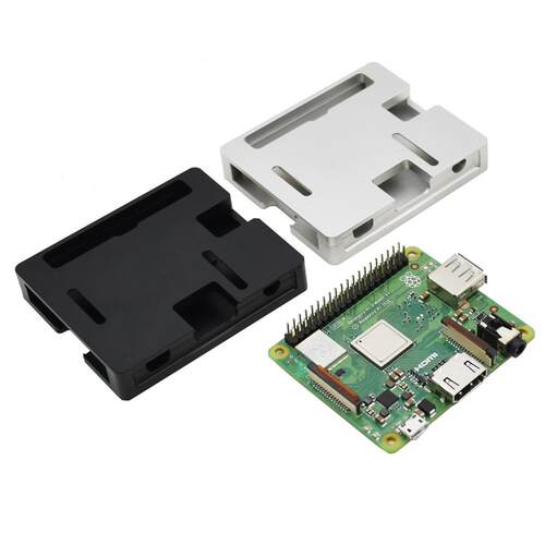 新款树莓派3A+ Raspberry Pi 3 Model A+ 金属CNC散热外壳
