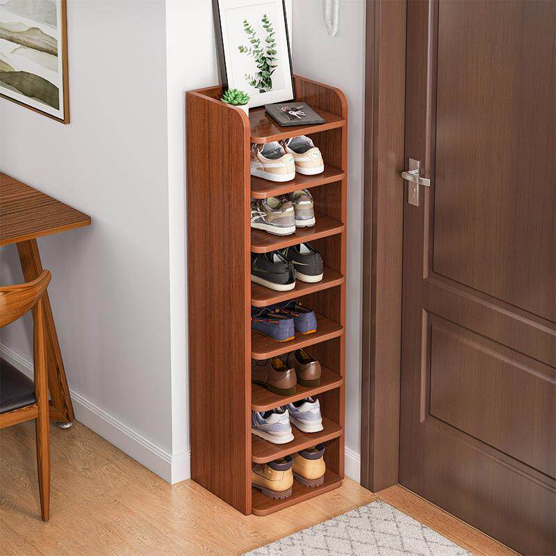 鞋架简易斜插式迷你省空间收纳经济型组装门口多层家用小鞋柜防尘