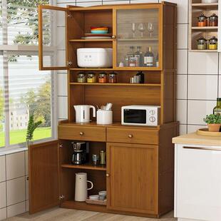 农村用老式 透实气菜碗放柜厨房储物餐边家柜客厅靠墙木收纳橱RKZ