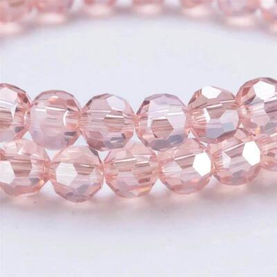 3 4 6 8mm Round Crystal Beads Faceted Colorful Glass Beads L