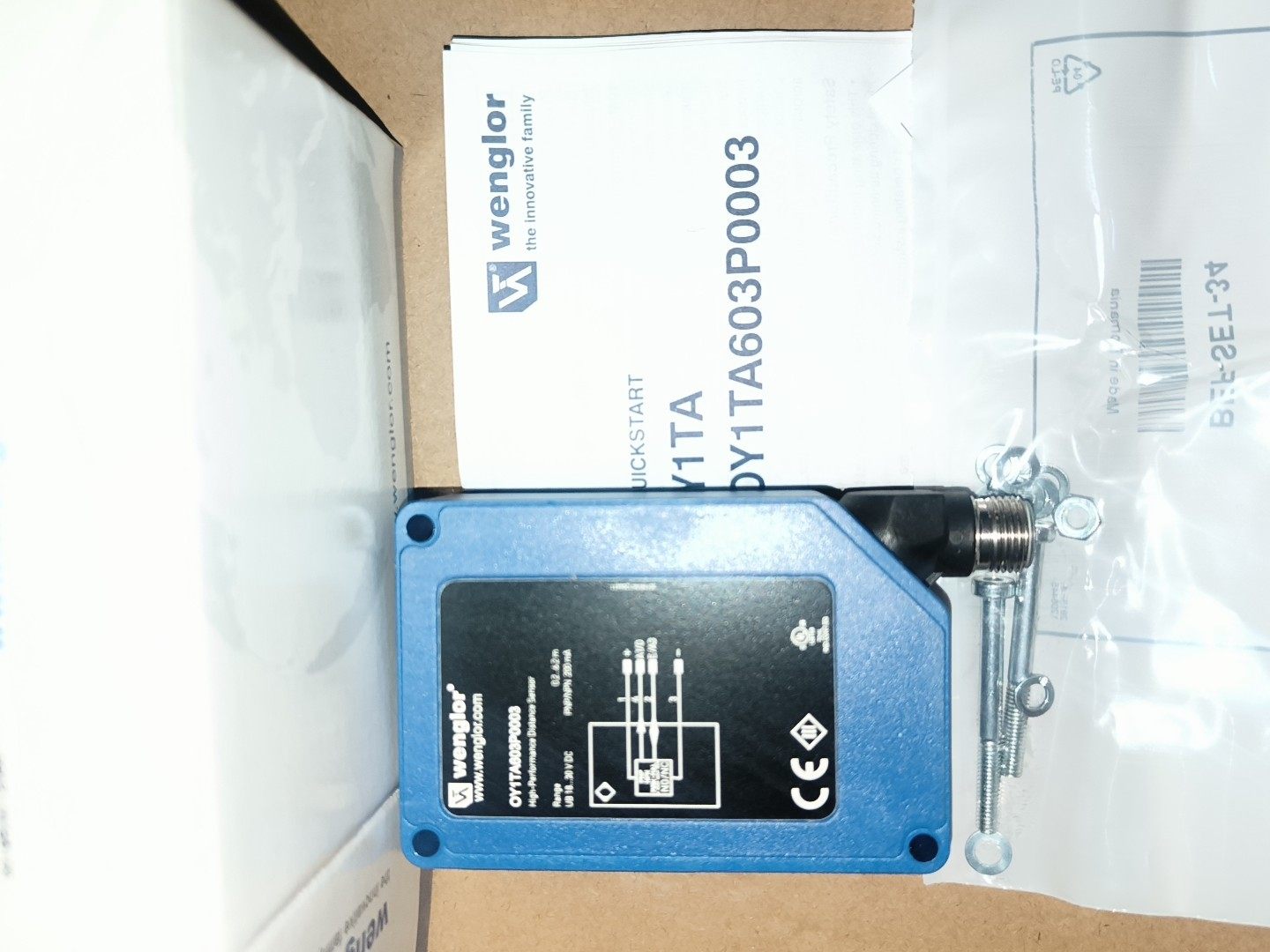 WENGLOR，威格勒，OY1TA603P0003，激光测距