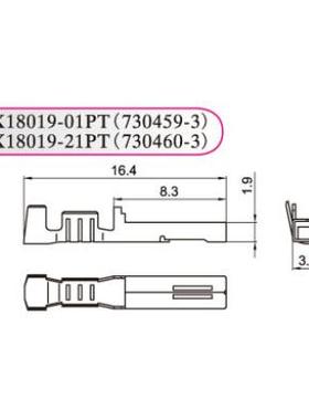 HXH红星连绕端子HX1.8K-21PTHX18019-21PT730460-33000只/盘