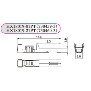 33000只 21PT730460 盘 21PTHX18019 HXH红星连绕端子HX1.8K
