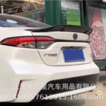适用19-2021款卡罗拉改装尾翼14运动版美版双擎雷凌装饰汽车用品