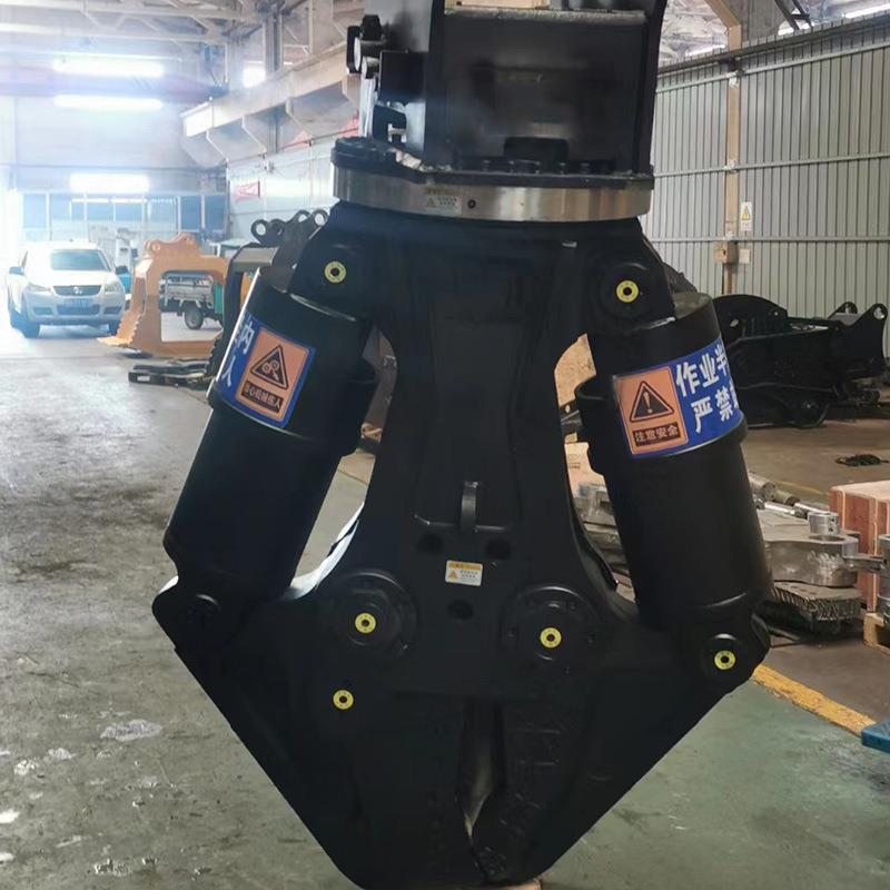 建筑拆迁20-30吨钢铁拆车剪挖机属具双缸液压剪360度旋转废钢剪