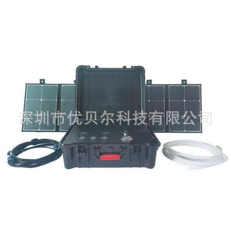 应急救灾作业用便携式太阳能手提箱户外超滤净水设备户外造水机