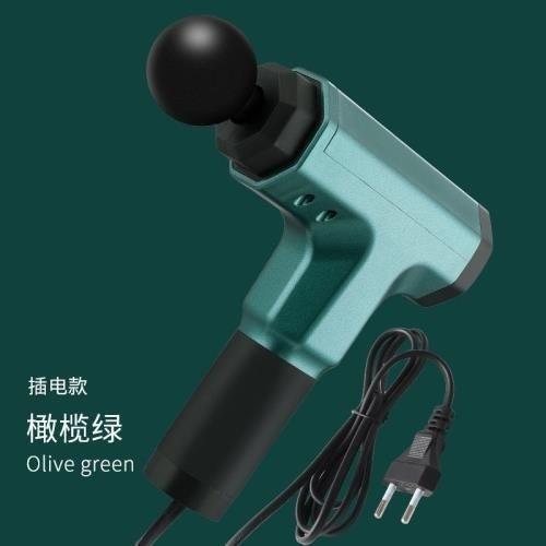 高档筋膜电枪摩肌肉按摩身器智能插款全放松器男用电动按颈枪高频