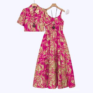 Women Two Dress Set Ladies Casual Wear Daily Comfortable