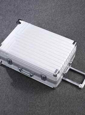 正品麦拉士高万颜值杆箱向轮ins网红行李箱20铝框旅行箱男女22 爱