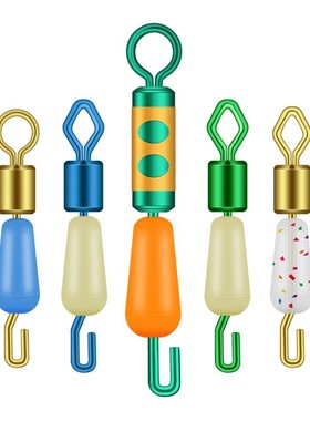 防缠硅胶快速子线夹别针子线连接器八8字环钓鱼用品配件