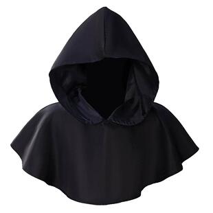 Vampire Death Halloween Cloak Costume万圣节死神连帽披风 Hat