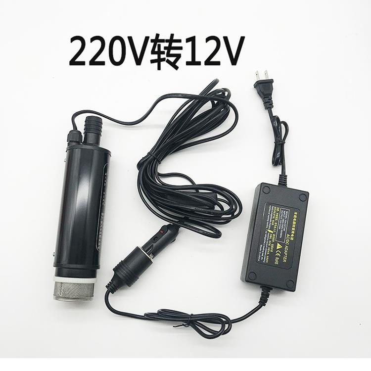 电动抽油泵水泵12V小型24伏220V大功率5.1加油机静音遥控泵抽油器