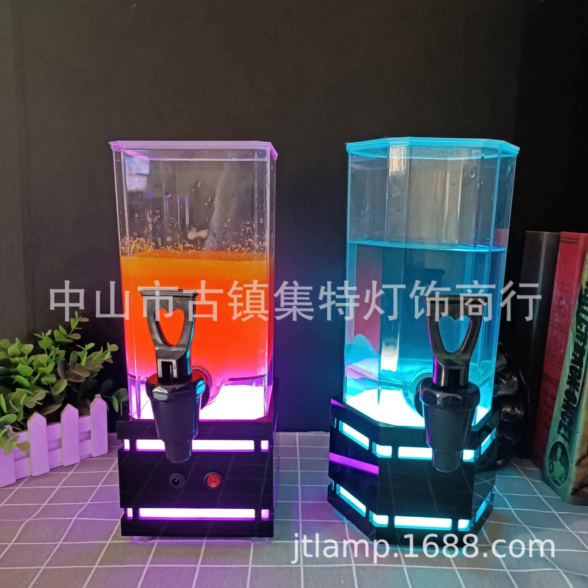 乐红扎欧式发光酒炮酒吧啤酒桶XIP带龙头清吧网果汁壶可桶啤容器