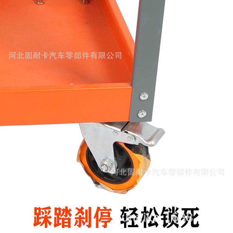 固耐卡工具车汽修维修小手推车箱移动三层柜零件车架子层组合