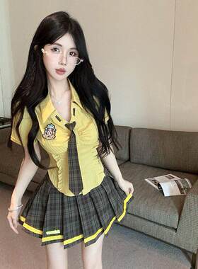 足浴技师工作服套装高端夜场女装上班衣服蹦迪工服工装足疗学院风