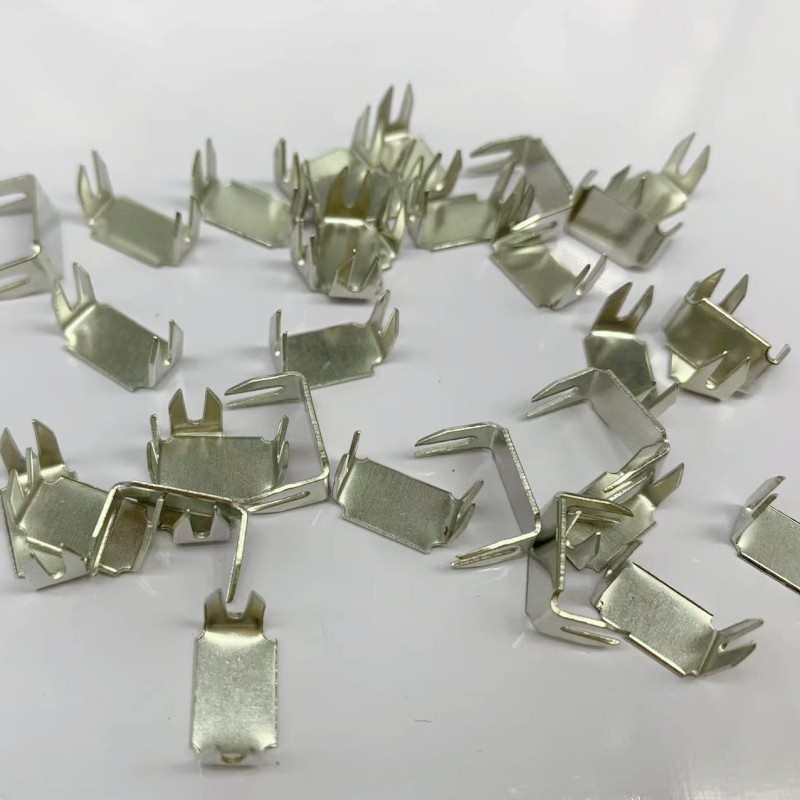 拉链配件5#金属后码拉链尾扣手工四角码闭尾拉链专用卡扣防脱现货