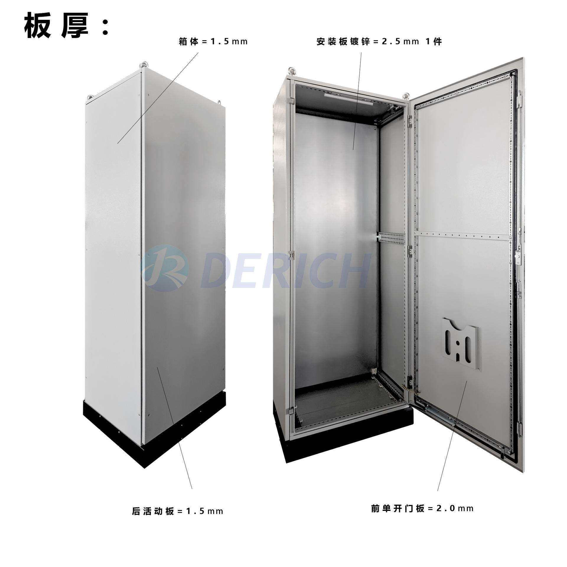 标准现货速发仿威图柜厂家直供九折型材机柜PLC控制柜壳体