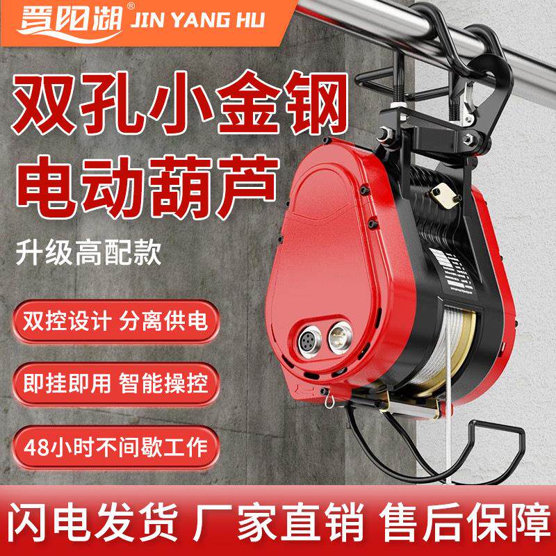小金刚电动葫芦220v变频吊车无刷升降机提升机可调速度吊机起重