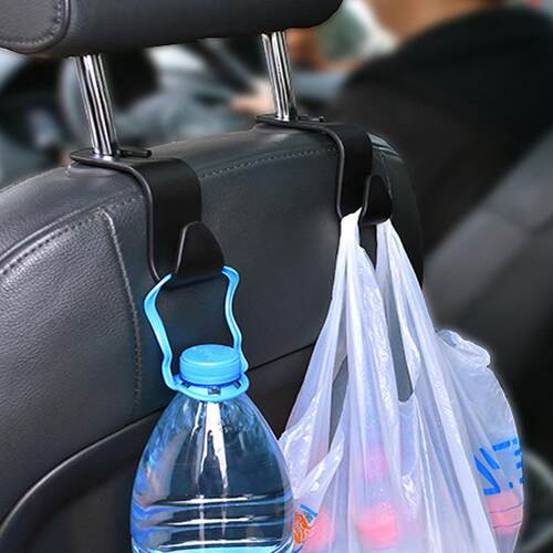 Car Seat Back Hidden Hook, Interior Hanging Hook for Organiz