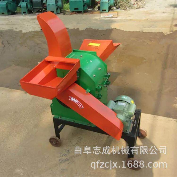 生产多功能铡草粉碎机养殖稻草粉糠机玉米秸秆揉丝机视频