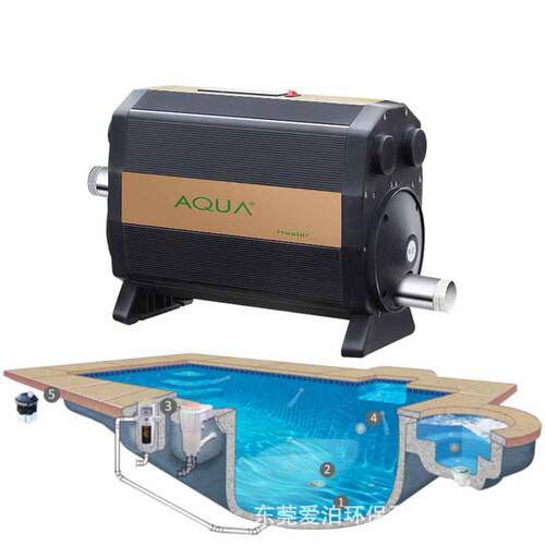 AQUA爱克泳池恒温电加热器器poolbathelectricheatingthermos