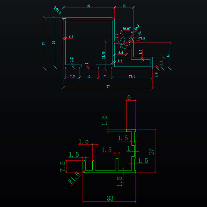 铝材厨灶边框设备框架铝型材设计组装精密矩形铝制品外框冲压打孔