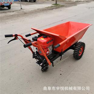 携式 混凝灰斗车 111便汽油手推车工地输运搬运车土新款