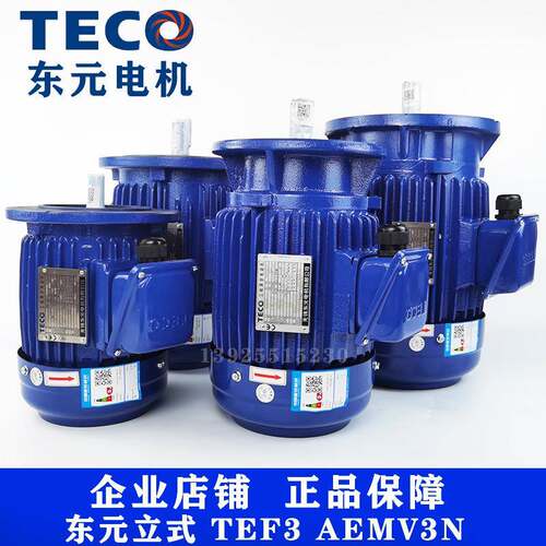 电机马达AEMV3N0.75W1.5W2.2W3.7W刹车制动AEVF