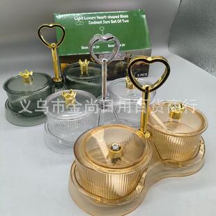 High Appearance Plastic Crown Heart-Shaped Lollipop Seasonin