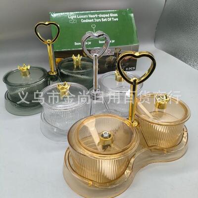 High Appearance Plastic Crown Heart-Shaped Lollipop Seasonin