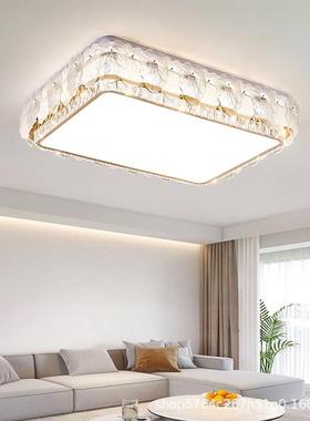 现代轻奢全气光谱厅0吸顶灯大方形大厅主灯2客OSN25新款卧室水晶