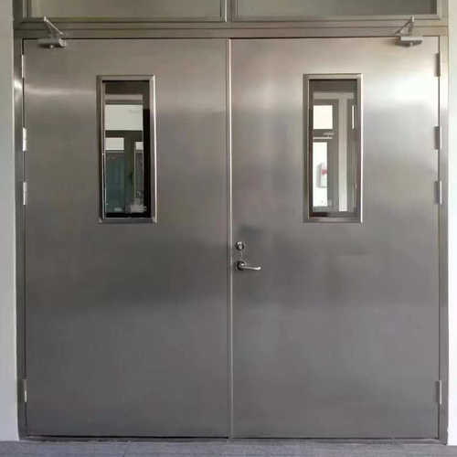 304不锈钢玫瑰金防火门厂家直销甲级玻璃工程消防通道安全门乙级