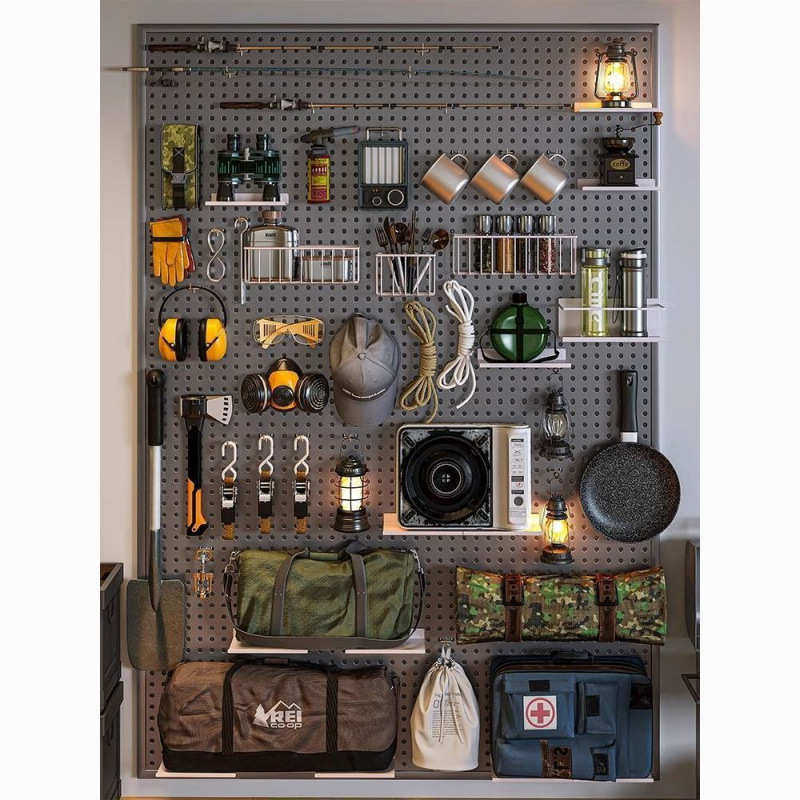 超强承重洞洞板圆孔挂墙五金工具置物架展示收纳货架厨房家用多,五金/工具,周转箱/储物箱/收纳箱,淘宝优惠券,粉丝福利购,淘宝优惠卷