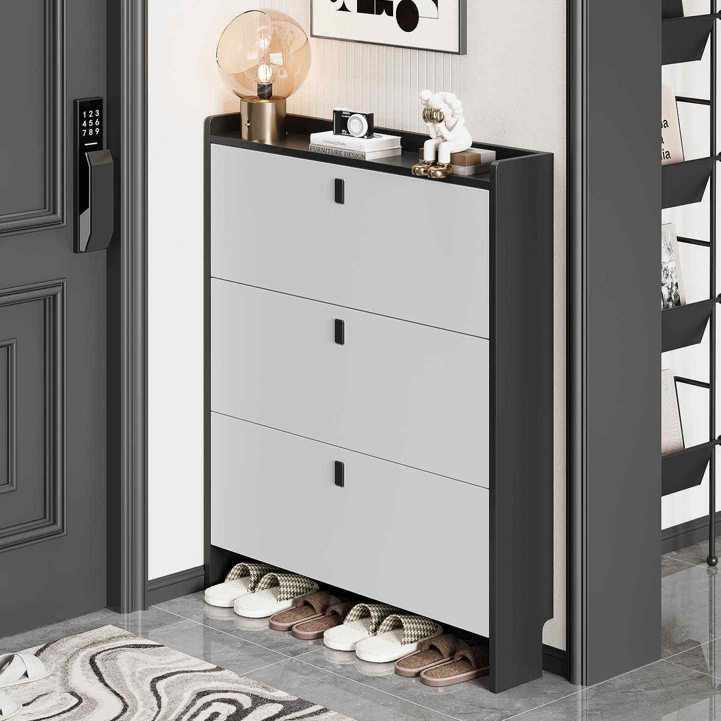 堡讯现代简约超薄鞋柜家用门口多层大容量翻斗式收纳柜玄拉车盖布,生活电器,其他生活家电配件,淘宝优惠券,粉丝福利购,淘宝优惠卷