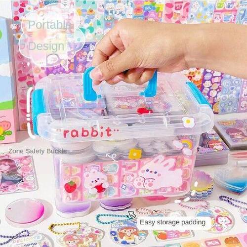 Handwork DIY Keychain Making Kit Handmade Cartoon Guka