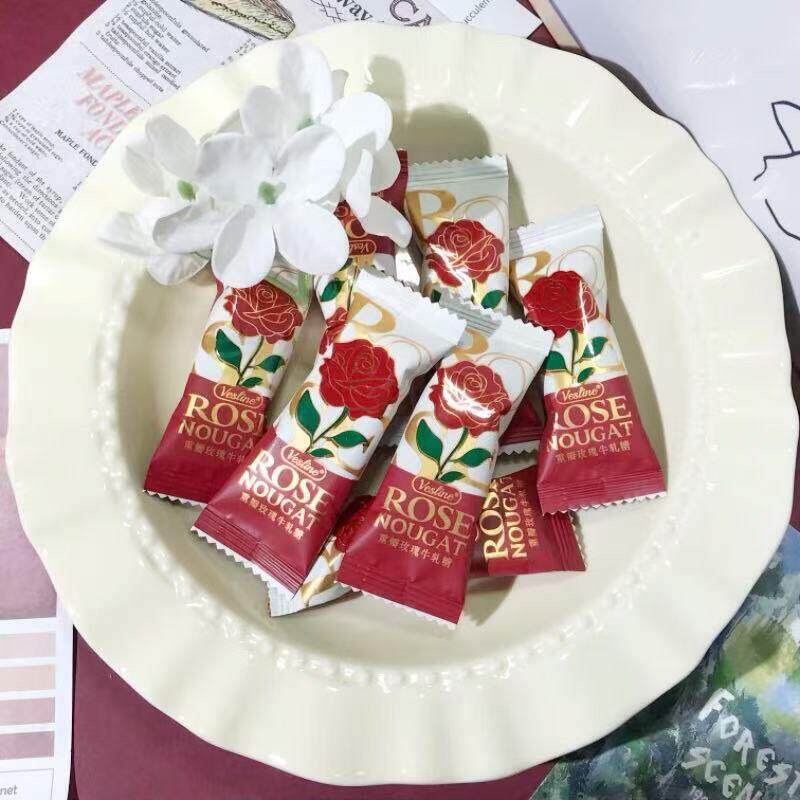 瑞仕莲重瓣玫瑰牛轧糖结婚喜糖伴手礼办公休闲 零食品散装