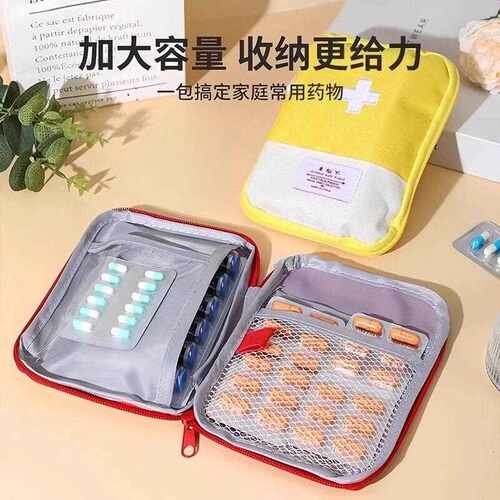 Portable Medicine Kit for Outdoor Travel, Compact Medical Fi