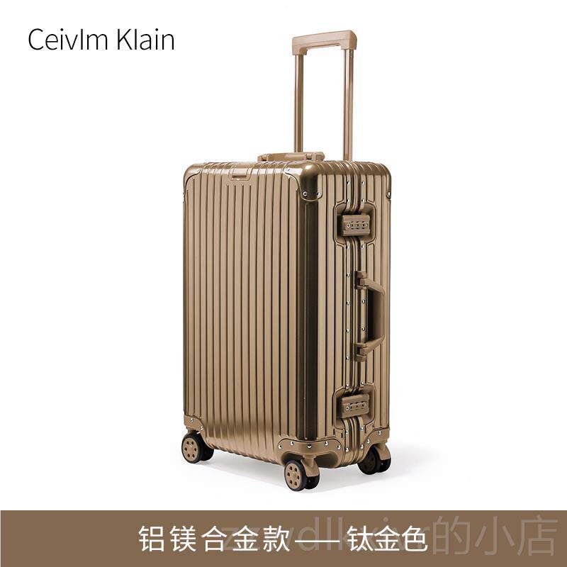 新款eivlmKlain全C铝镁合金杆万向轮行李箱男女密码登拉机旅行箱