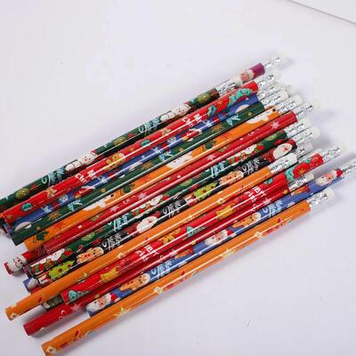 24Pcs Christmas Halloween Easter Party Gifts HB Pencils for
