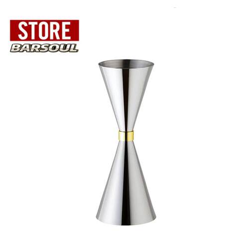 BARSOUL国际日式金环不锈钢带刻度套装量酒器盎司器